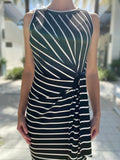 Fifteen Twenty Side Knot Striped Dress STP