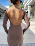 Susana Monaco Low Back Midi Dress Coco
