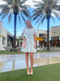 Finley Short Tara Dress Weathercloth Ice Blue