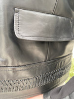 Marc Cain Black Leather Jacket 900 - Short Cropped Length