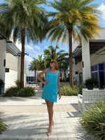 Fifteen Twenty Linen Dress CAR  Light Blue Sleeveless