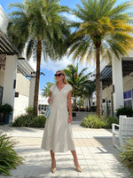 Fifteen Twenty A Line Midi Skirt Natural Color