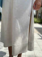 Fifteen Twenty A Line Midi Skirt Natural Color