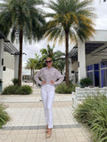 0039 Italy Lucy Blouse with Eyelet Embroidery