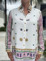 Vilagallo Shirt Tea Mosaico Estampado