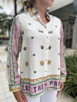 Vilagallo Shirt Tea Mosaico Estampado