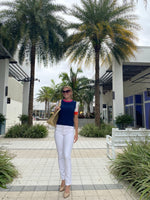 Vilagallo Knitwear Pullover Canale Maia Marincshort Sleeve