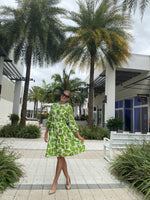 0039 Italy Milo Lite Green Cotton Dress