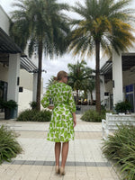 0039 Italy Milo Lite Green Cotton Dress