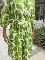 0039 Italy Milo Lite Green Cotton Dress