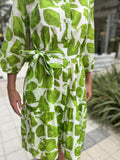0039 Italy Milo Lite Green Cotton Dress