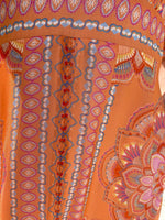 Hale Bob V Neck Dress Maxi Orange ORA