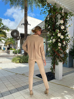 Estelle and Finn Crop Back Top Sand
