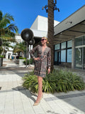Hale Bob L/S Dress Short Black