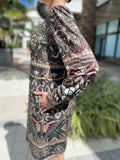 Hale Bob L/S Dress Short Black