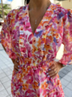 Hale Bob V Neck  Soft Floral Print Dress