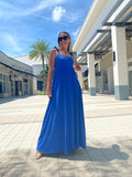 Susana Monaco Flutter Sleeve Dress Dazzling Blue