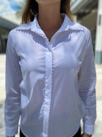 Leo Ugo Dress Shirt With Pearl White