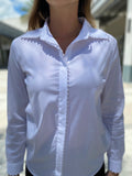 Leo Ugo Dress Shirt With Pearl White