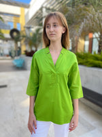 Marc Cain Sky Over Meadow Blouse Granny Smith