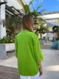 Marc Cain Sky Over Meadow Blouse Granny Smith