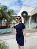 Susana Monaco One Shoulder Off Shoulder Midnight