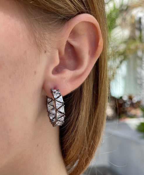 Theia Jewelry Lucia Hoop Earrings