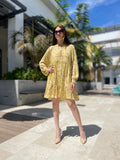 Suncoo Woven Robe Carole Jaune