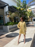 Suncoo Woven Robe Carole Jaune